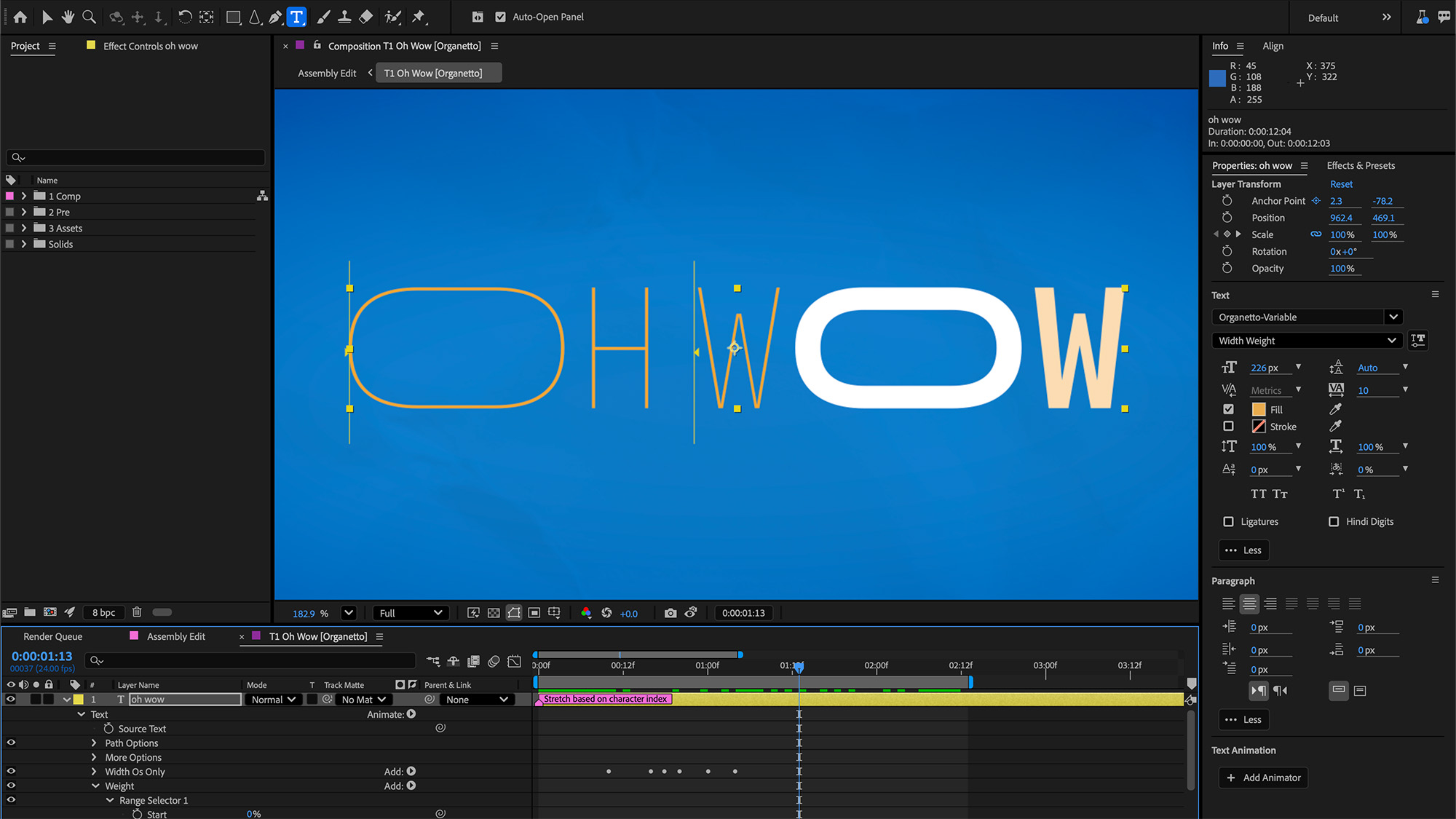 Adobe After Effects screenshot 