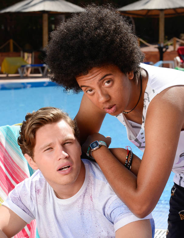Benidorm s Danny Walters Introduces Co star Nathan Bryon Tiger And Benidorm s Danny Walters Introduces Co star Nathan Bryon Tiger And