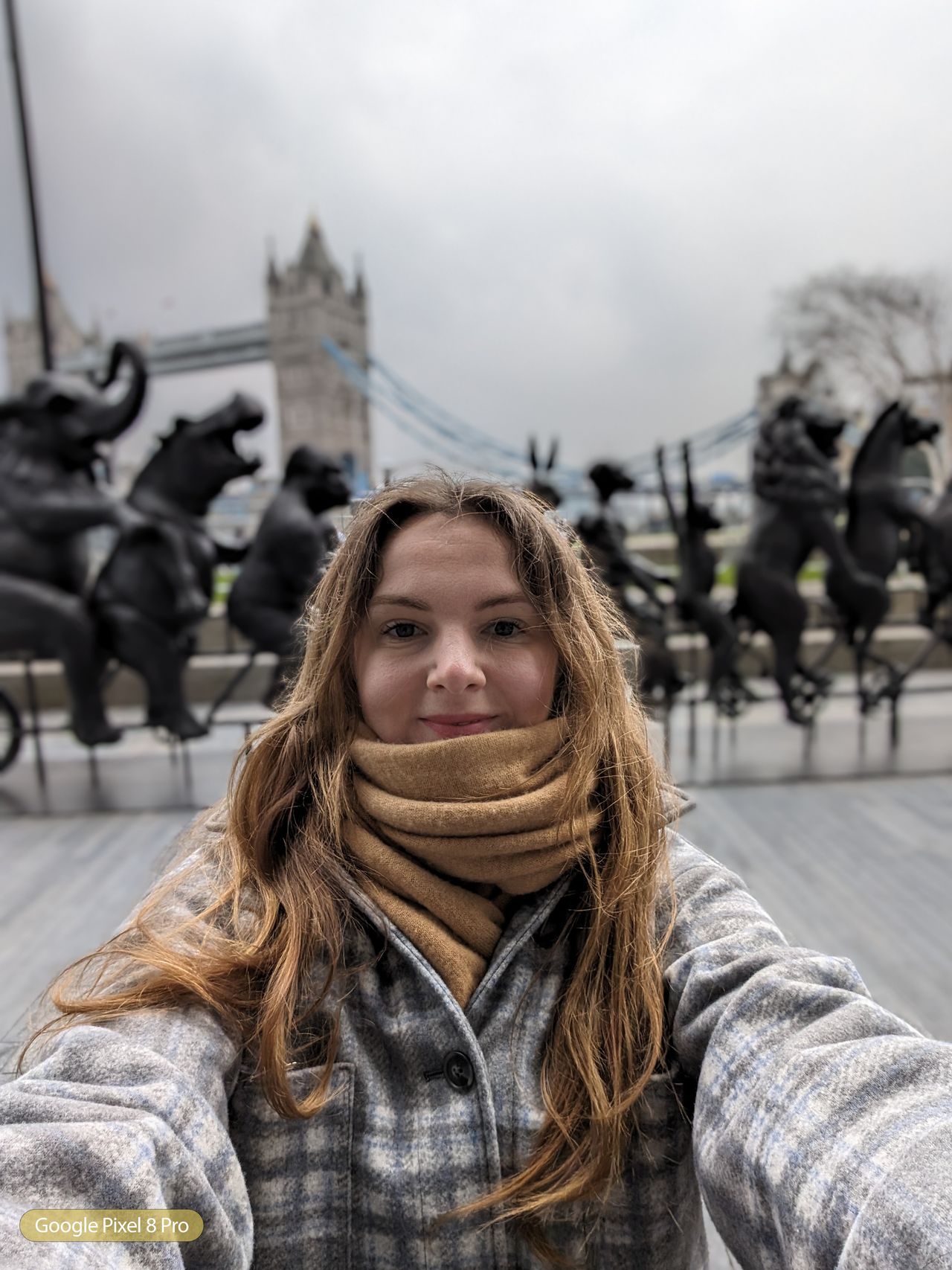 Google Pixel 8 Pro Selfie Portrait Mode On Animal