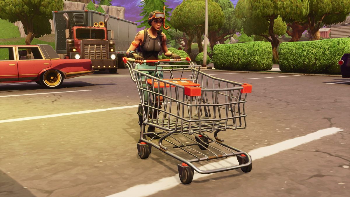 Is The Carts In Fortnite Gone Fortnite Re Enables Shopping Carts After Almost A Week Gone Enjoy Them While They Last Gamesradar