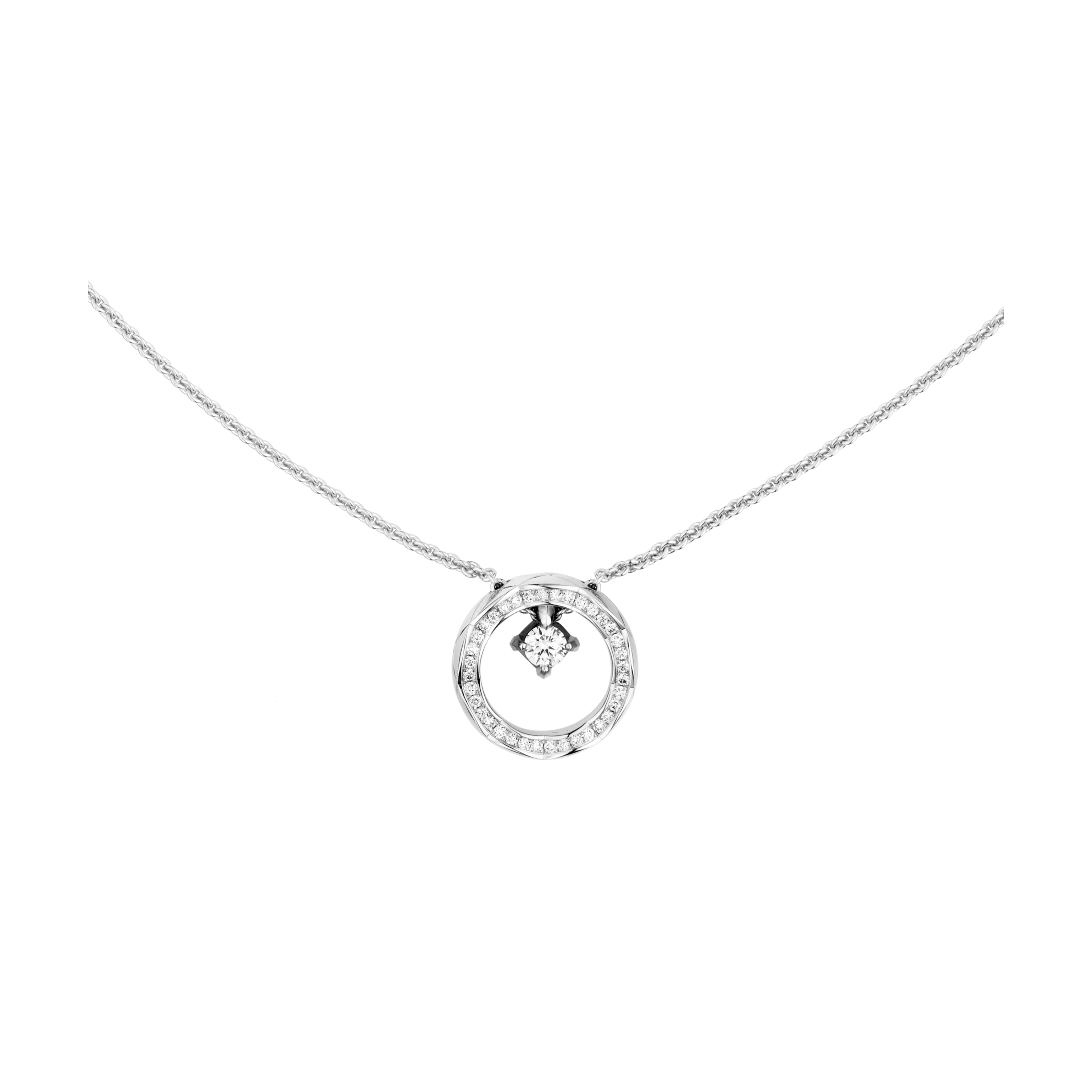 Chanel, Coco Necklace in 18K White Gold