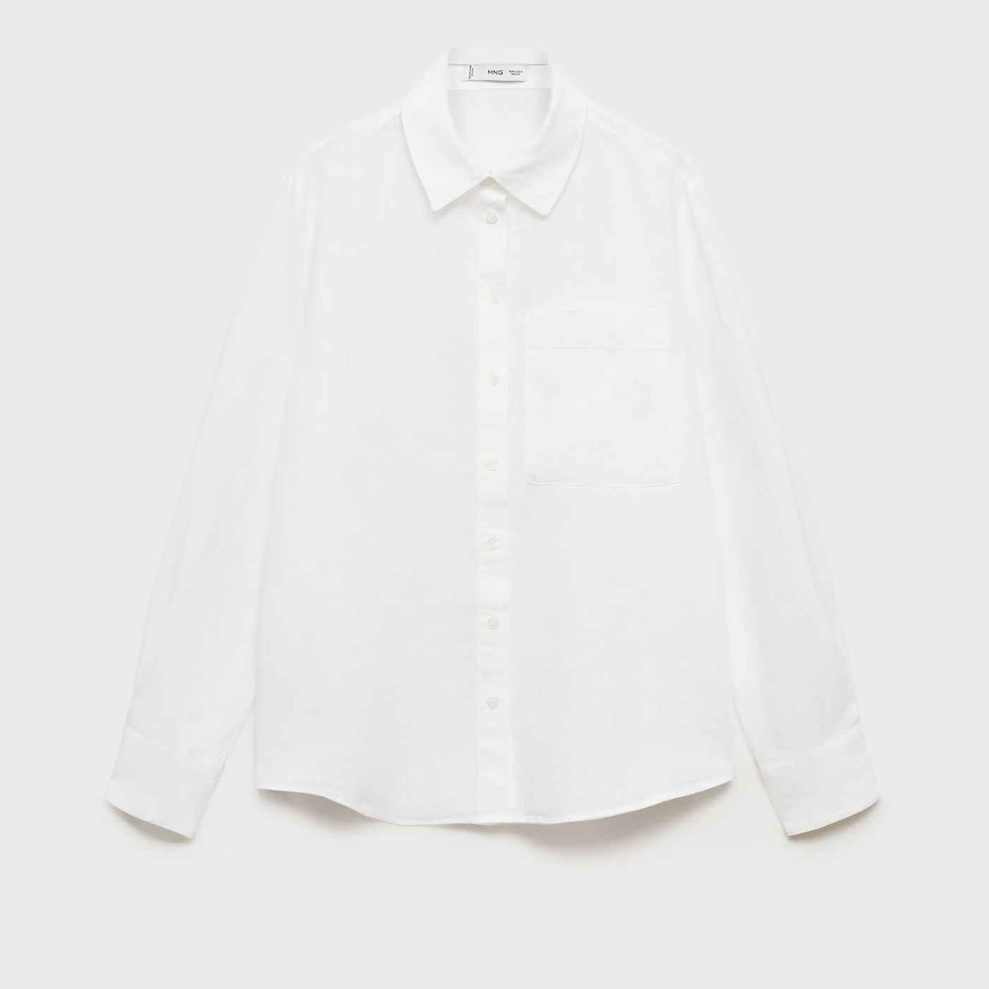 Mango Pocket Linen Shirt