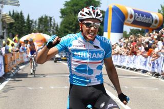 Niki Terpstra (Milram) celebrates his win