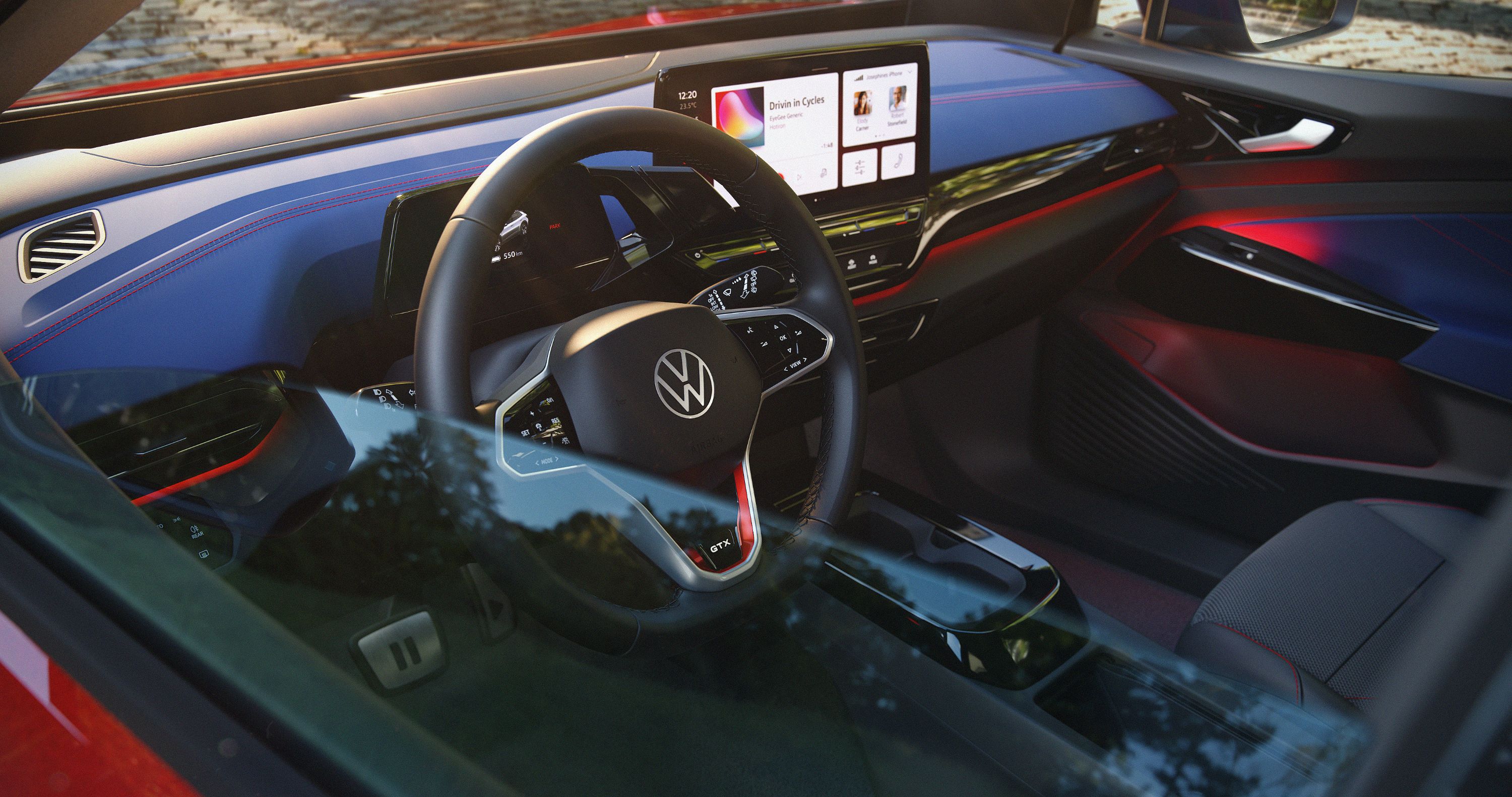 Press photos of exterior and interior of Volkswagen ID.4 GTX