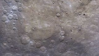 A photo mosaic of Mercury's northern plains, taken from orbit by NASA's Messenger spacecraft.