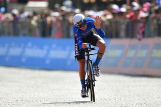 Giulio Ciccone (Trek-Segafredo) finishes the Giro d'Italia with the mountains classification jersey