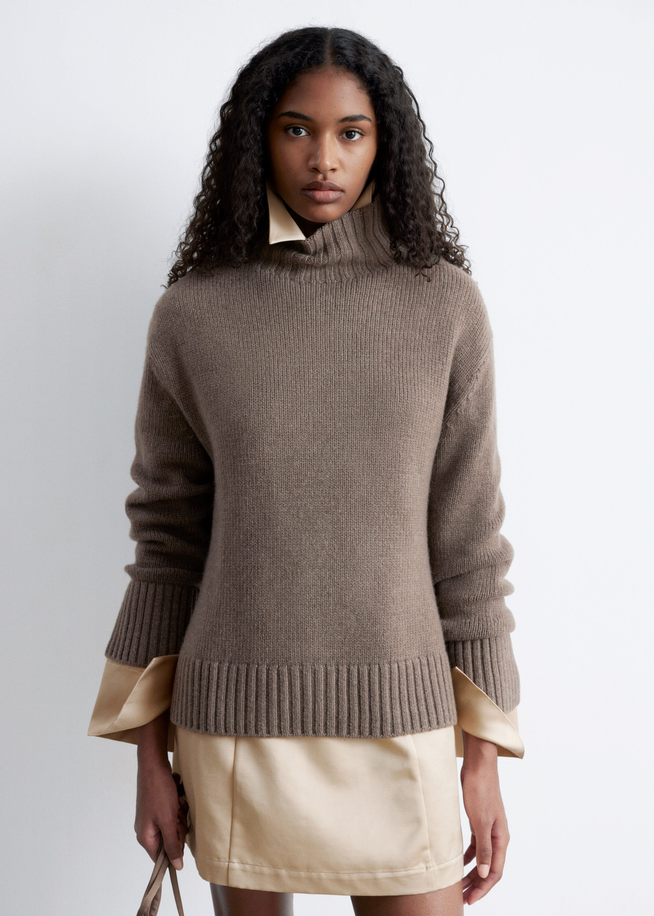 Cashmere-Blend Turtleneck Jumper