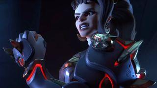 Vendetta in the new "Reign of Talon" Overwatch cinematic.