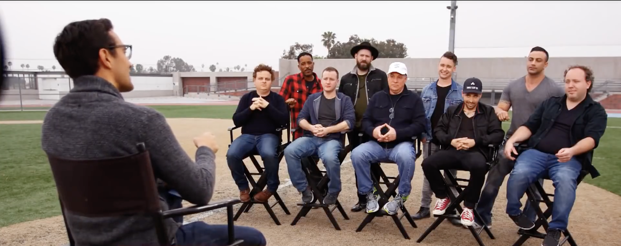 The cast of &amp;quot;The Sandlot&amp;quot; in 2018.