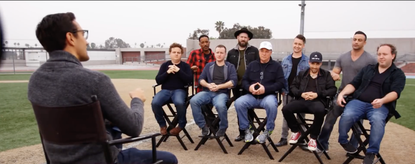 The cast of "The Sandlot" in 2018.