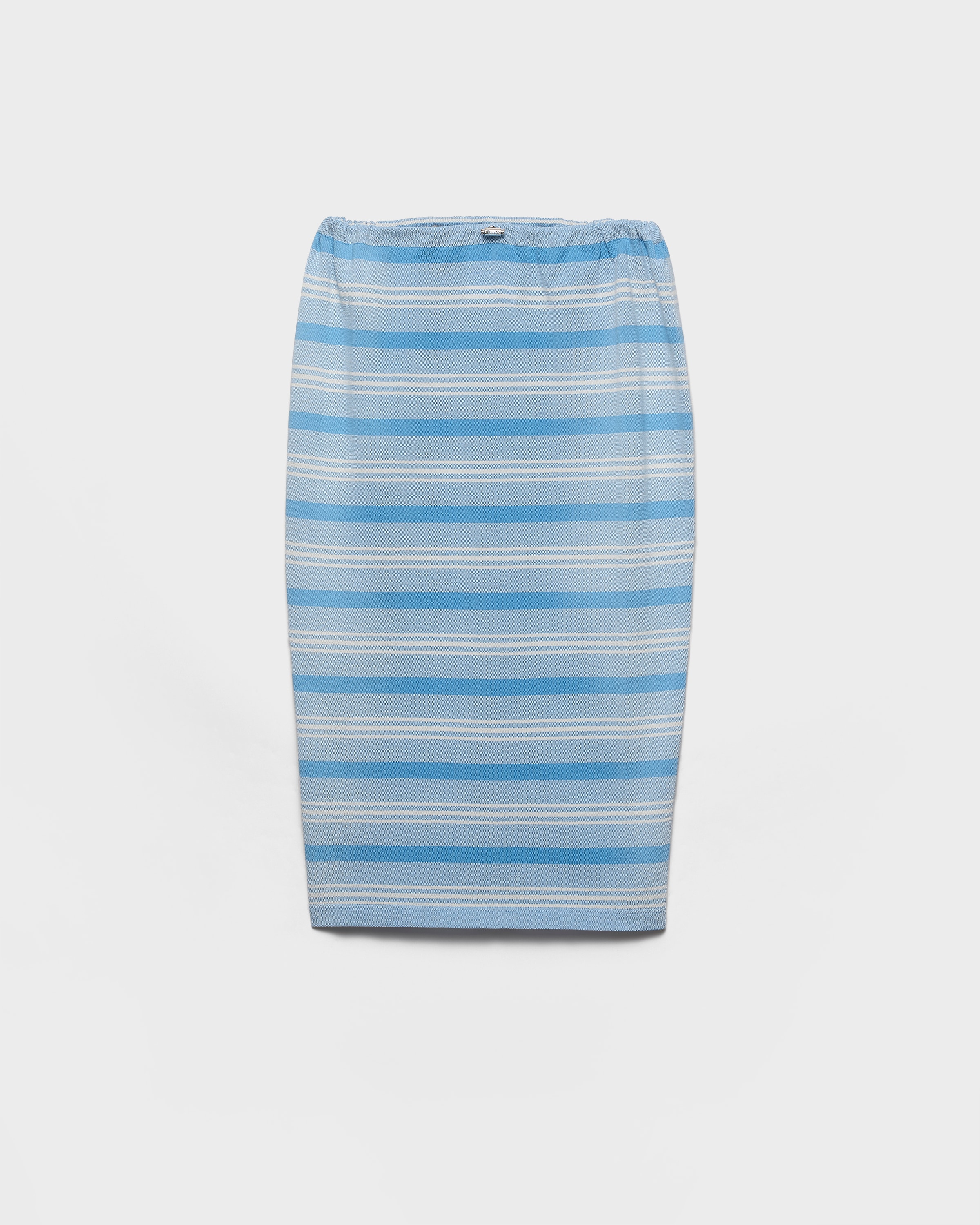 Bayadere Print Piqu&amp;eacute; Skirt