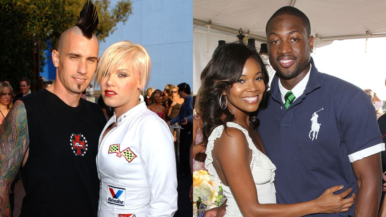 engaged - carey hart pink, gabrielle union dwyane wade