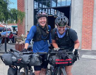 Faces of joy and fatigue after completing the wilderness loop