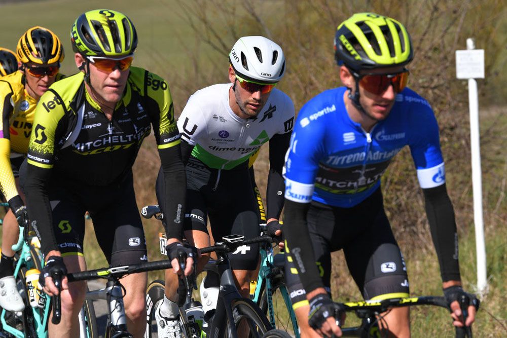 Adam Yates (Mitchelton Scott) leading Tirreno-Adriatico