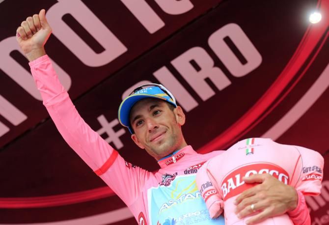 Vincenzo Nibali (Astana) in pink