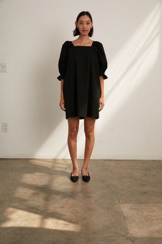 Felix Dress - Black Cotton