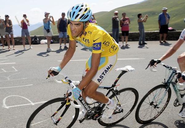 Alberto Contador (Astana) had a calm day.