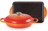 Le Creuset Cast Iron 2 piece set - View at Amazon