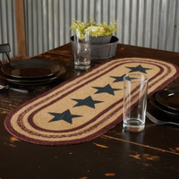 Brunswick Geometric Oval Independence Day Table Runner l Was $21.95, Now $14.99, at Wayfair