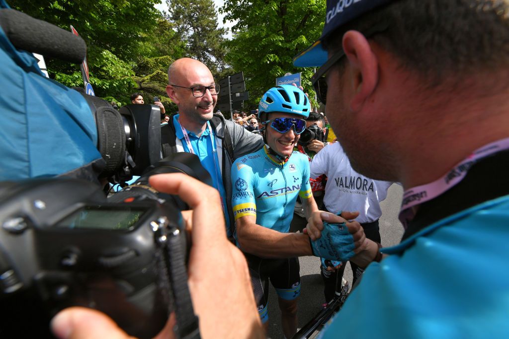 Pello Bilbao (Astana) after his victory