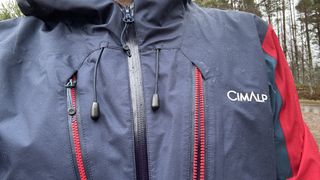 Close up of the Cimalp Cosmiques Jacket