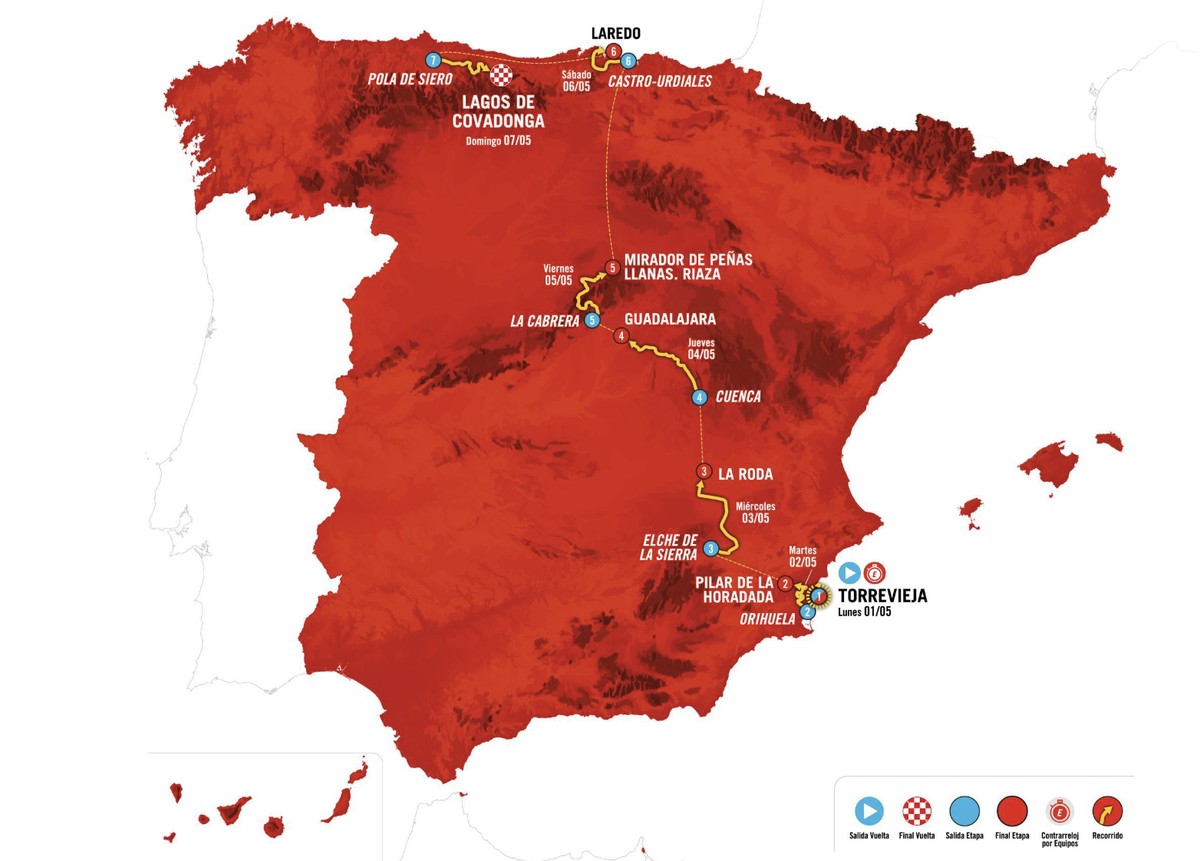 La Vuelta Femenina 2025 route Cyclingnews