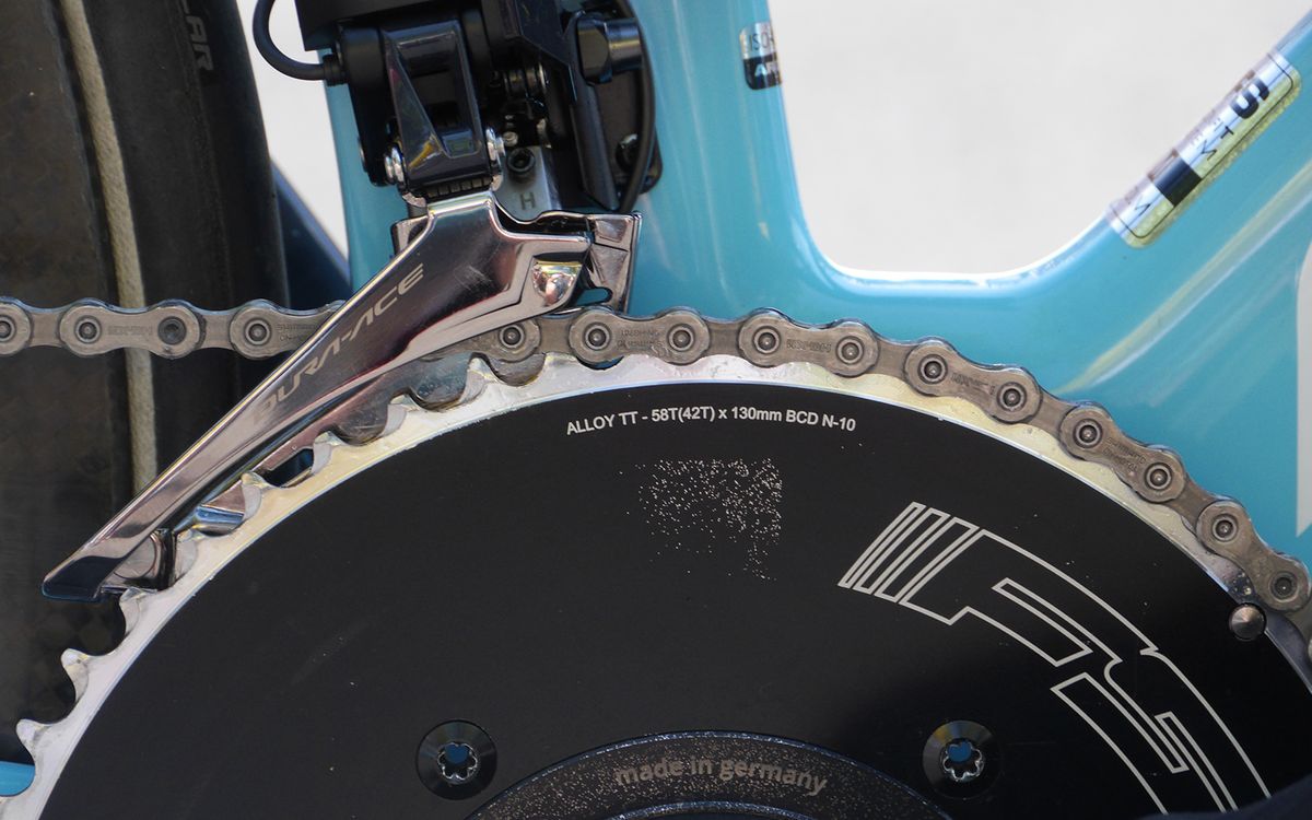 Astana generally use Shimano Ultegra chains and the Tour de France is no exception