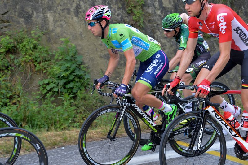 Sacha Modolo (Lampre-Merida) in the bunch