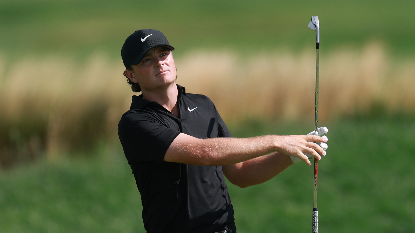 Luke Clanton hits a wedge