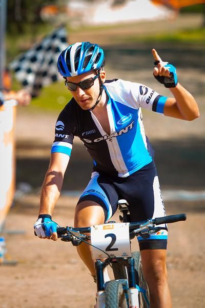 Fabian Giger wins stage 2 in Afxentia