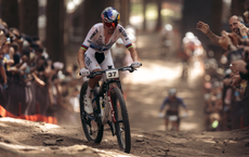 Tom Pidcock of United Kingdom competes in the UCI Mountain Bike World Championships Cross Country XCO Men Elite on May 24, 2026 in NOVE MESTO, Czech Republic.