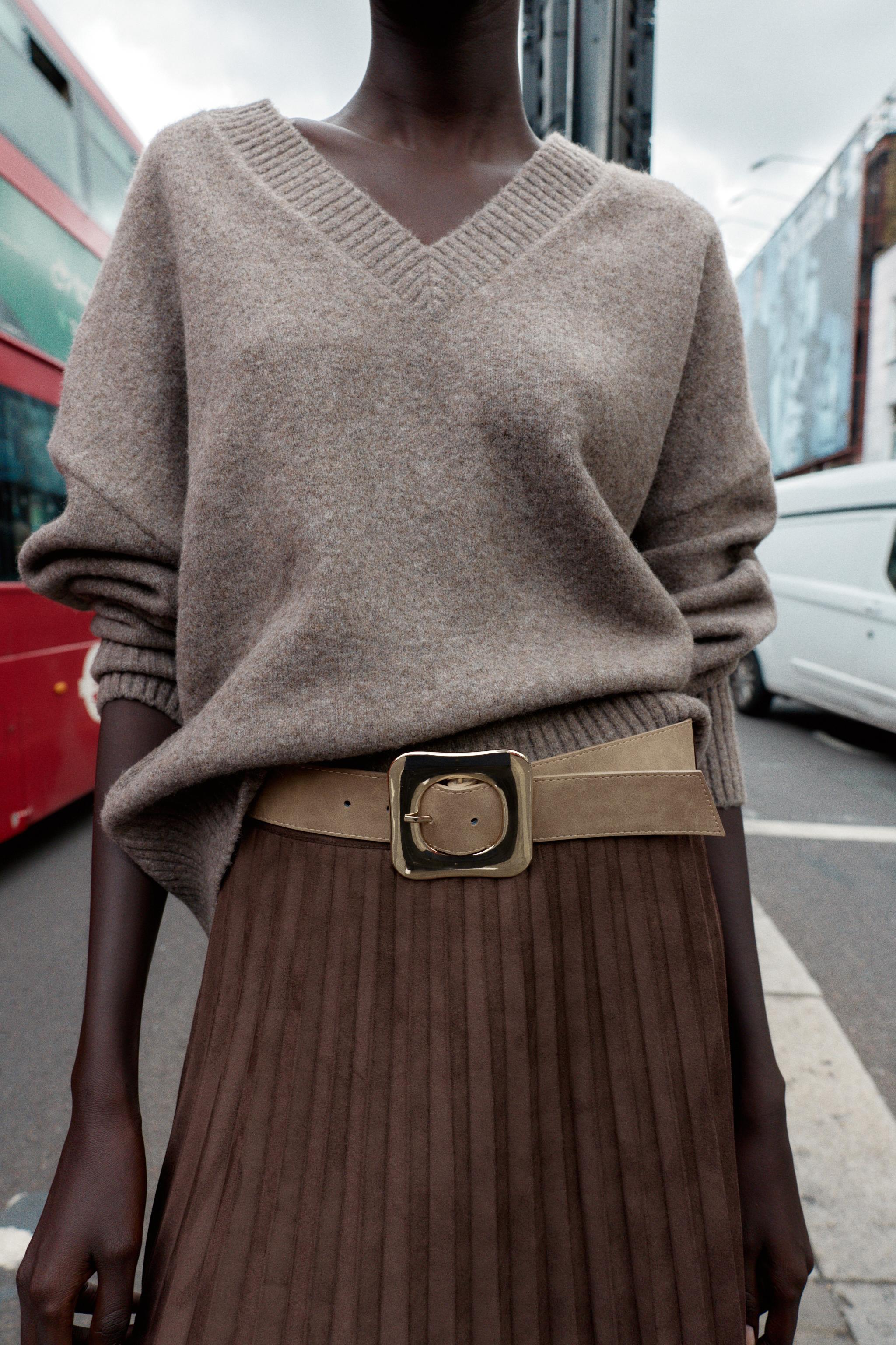 Soft Knit V-Neck Sweater