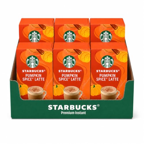 Starbucks Pumpkin Spice Latte Instant Coffee Sachets 4 X 24g 6-Pack Bundle