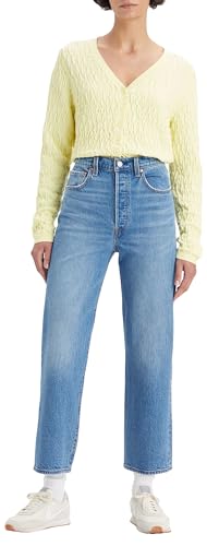 Levi's Women's Ribcage Straight Ankle, Dance Around, 27w / 27l