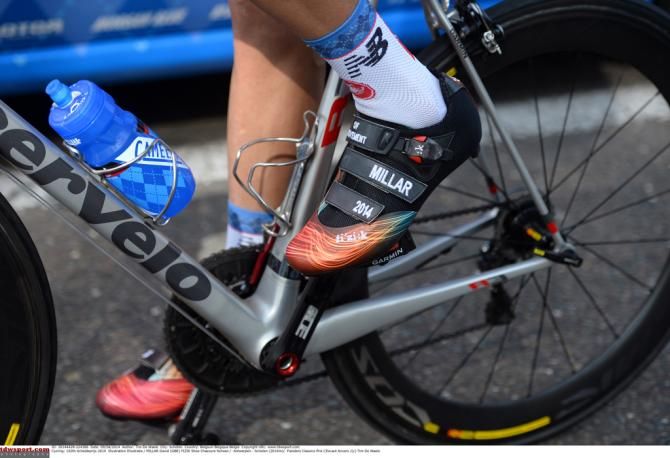 Another pair of one-off shoes for David Millar (Garmin Sharp)