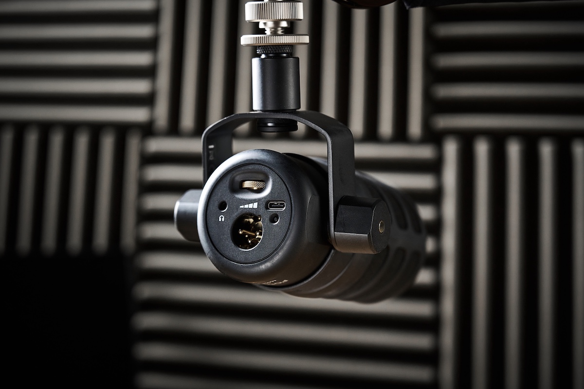 Rode PodMic USB in a studio setting