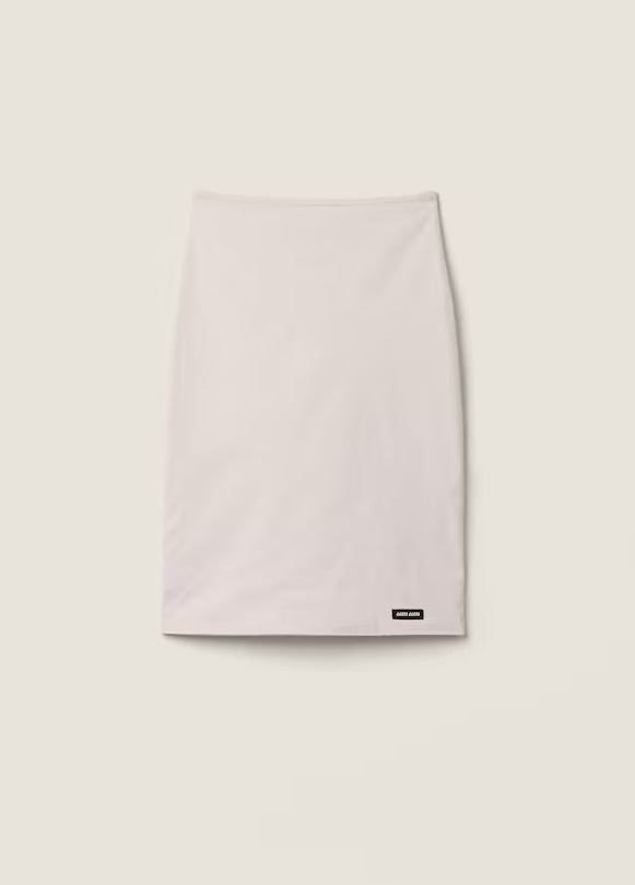 Miu Miu, Stretch Poplin Skirt