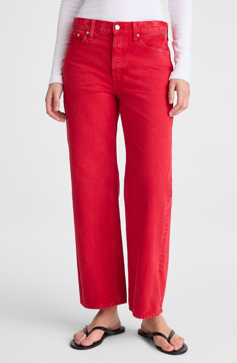 Low Slung Baggy Crop Jeans