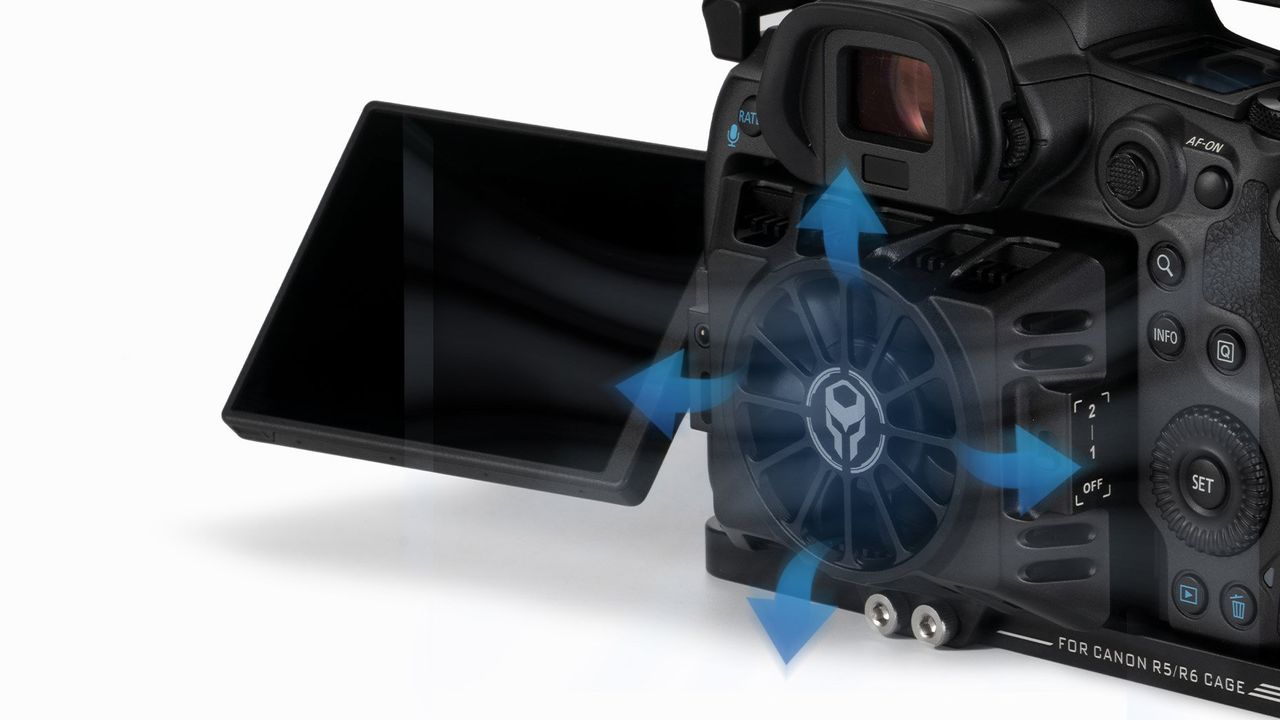 Tiltaing Cooling System Canon EOS R5 R6 fan
