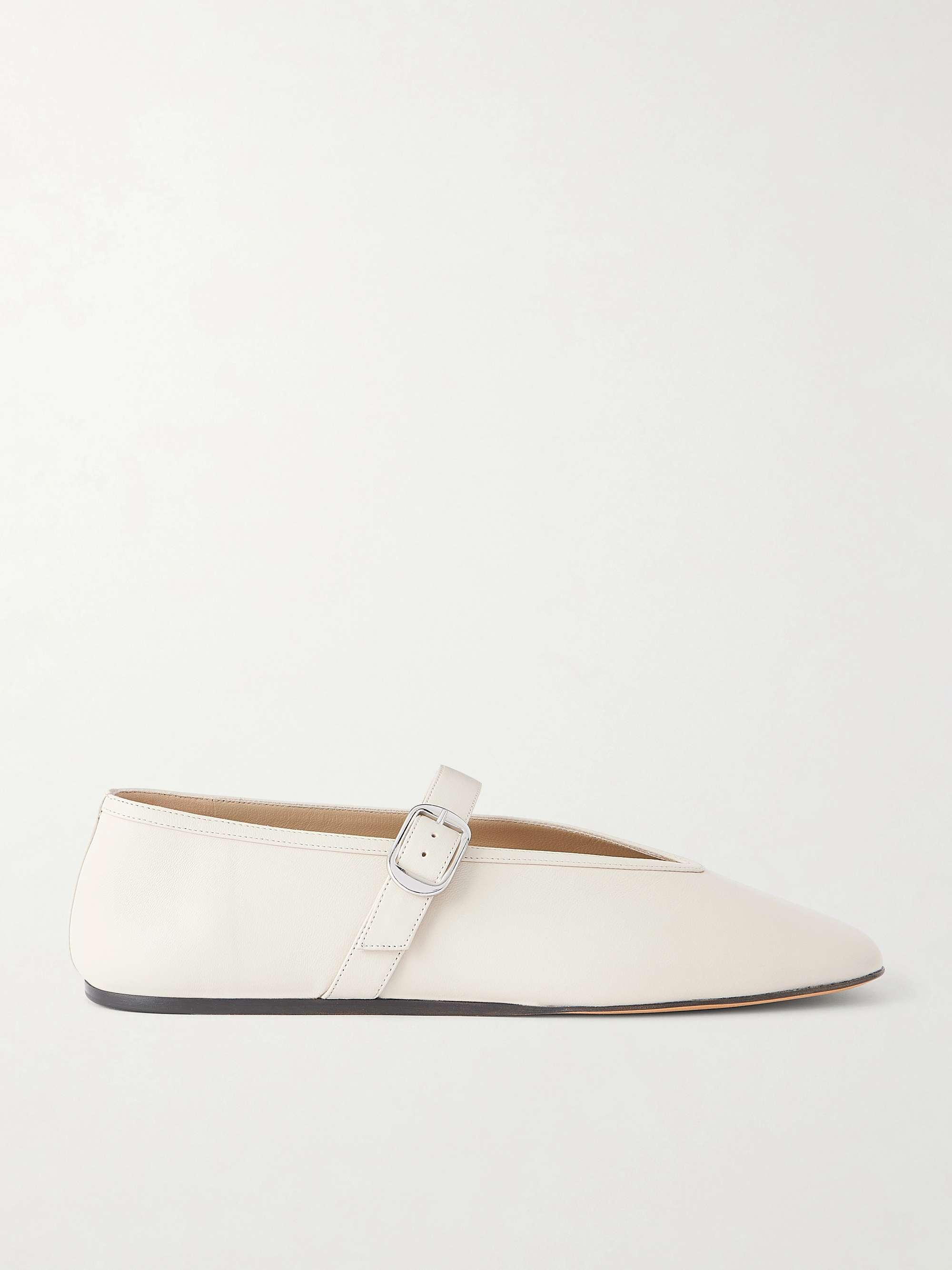 Stella Leather Mary Jane Ballet Flats