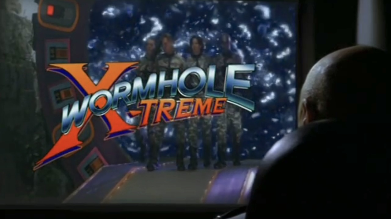 Wormhole X-Treme title screen on Stargate SG-1