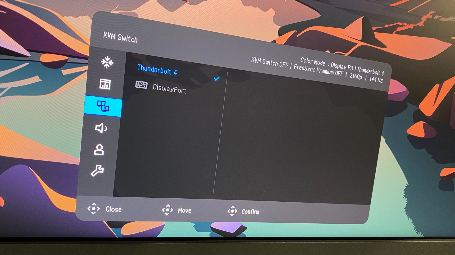 BenQ PD3226G monitor during our review process