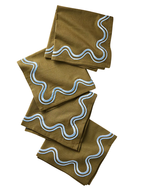 Madeline Embroidered Napkins, Set of 4