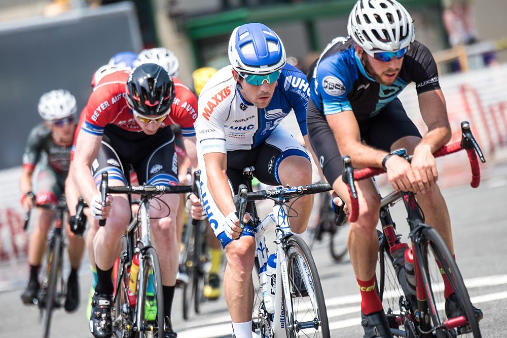 Ty Magner (UnitedHealthcare) tucked in before taking the won