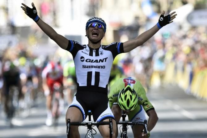 Marcel Kittel (Giant-Shimano) wins stage 1 of the Tour de France