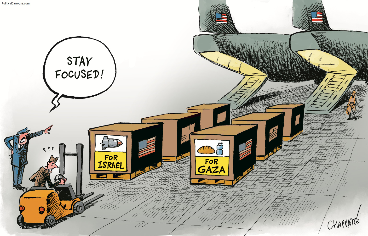 Political cartoon