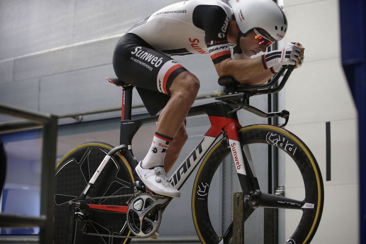 Michael Matthews at the Delft University of Technology wind tunnel