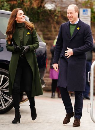 Prince William, Duke of Cambridge and Catherine, Duchess of Cambridge visit Abergavenny Market