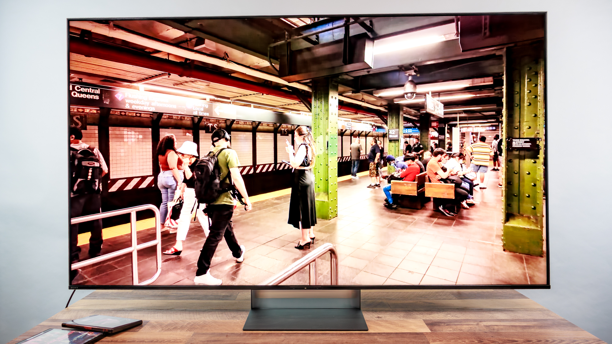 Sony Bravia 7 II True RGB TV on a desk