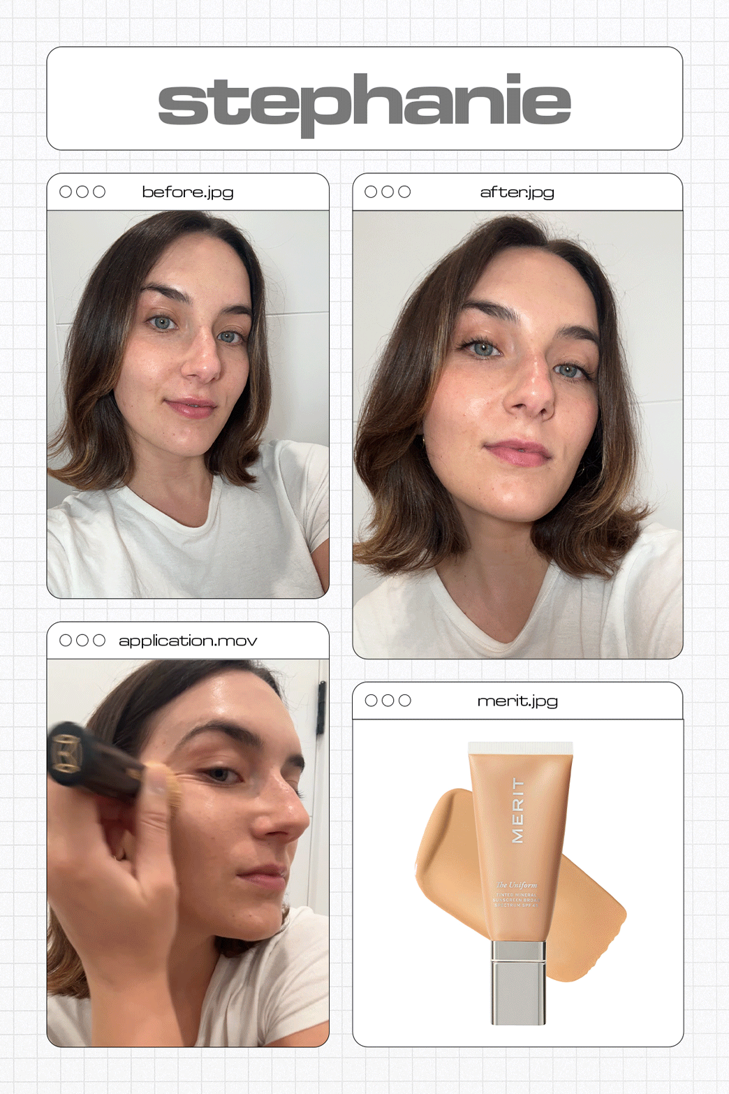 Editors test Merit tinted mineral sunscreen